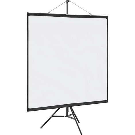 Beamer Leinwand mit Stativ 81 Zoll 1:1