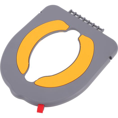 Siège de toilette pour tout-petits ergonomique et antidérapant avec ventouses puissantes, universel et portable, pour la maison et les voyages. (1/5)