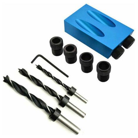 [JAMAIS UTILISÉ]Trou De Bricolage Bois De Poche Jig Drill Set Sculpture Outils Vis Carpenter Adaptateur (1/5)