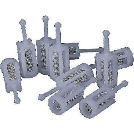 Lot de 10 filtres à peinture pour pistolet à gravité en plastique, diamètre du pot : 11 mm (1/5)