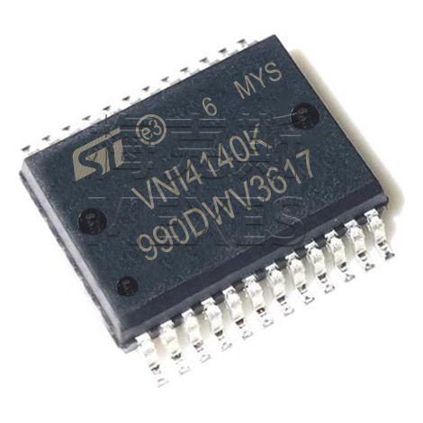 Electronic components VNI4140K L6206QTR, 5 units, 5 units shipped.