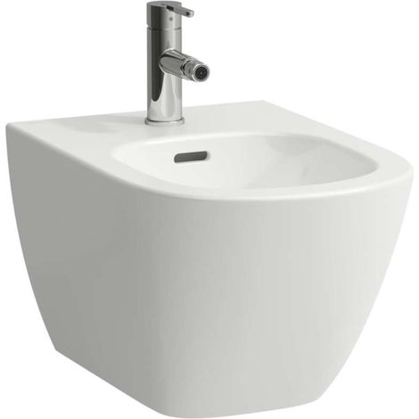 LAUFEN LUA bidet mural, avec trop-plein, 1 trou pour robinet, (1/3)