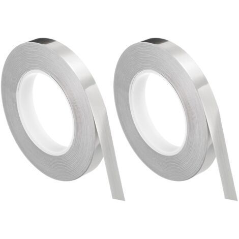 2 Rolls Self-Adhesive Kitchen Tile Film Silver, 1.5cm x 50m, Waterproof Sealing Strip for Kitchen Wall (1/4)
