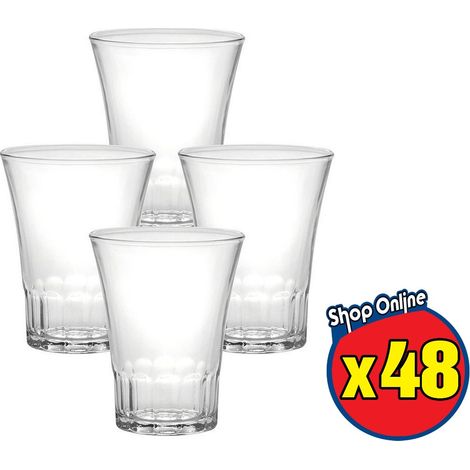 KIT AMALFI 48 BICCHIERINI TRASPARENTI CAFFE' LIQUORI DA 13 CL - VETRO (1/5)
