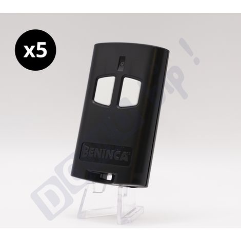 BENINCA TO.GO 2A – Lot de 5 Télécommandes Originales 2 Canaux 433,92 MHz Advanced Rolling Code ARC 128 Bits (1/5)