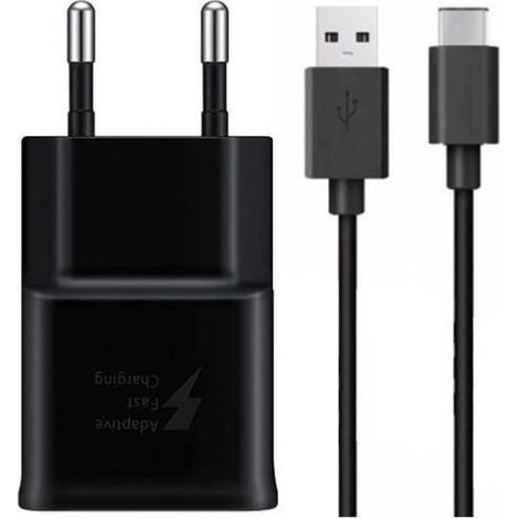 Chargeur ultra puissant pour Samsung Galaxy S10 avec technologie Charge Rapide AFC 2A Noir, livré avec câble d\'origine 120 cm (1/4)