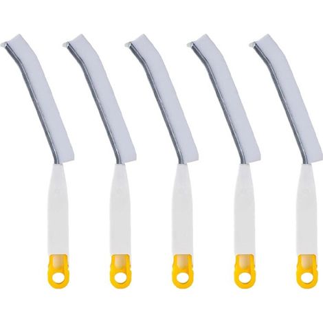 Cepillo multifuncional de ranura larga, cepillo de limpieza de alta resistencia, ideal para el baño, rincones, inodoros y zonas de difícil acceso. (1/4)
