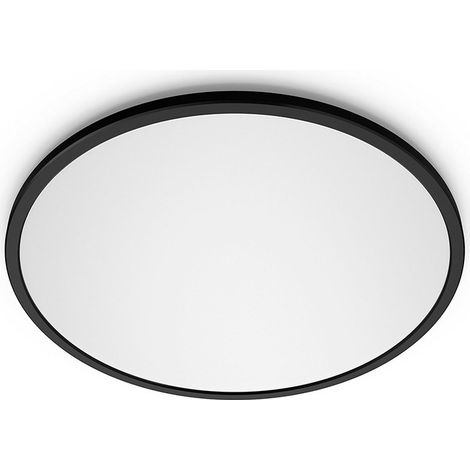 Plafón redondo negro valen, 32 w, 4100 im, 2200-6500 k, ø541 x 28 cm