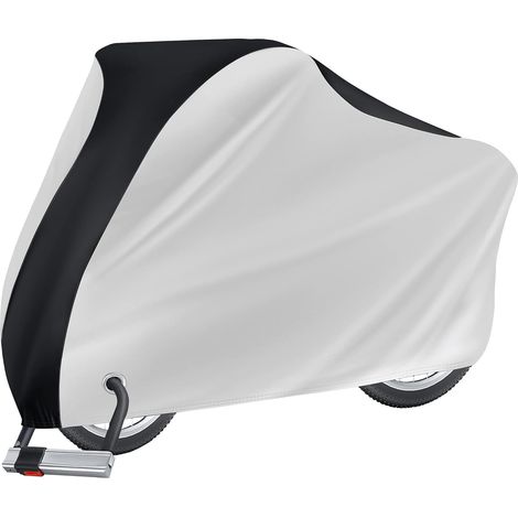 Housse de vélo XL (argent et noir) imperméable pour l'extérieur-AquaForge (1/4)