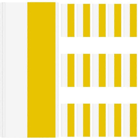 Bandes adhésives transparentes pour étiquettes de prix destinées aux magasins, comprenant 30 bandes adhésives en plastique transparent. (1/5)