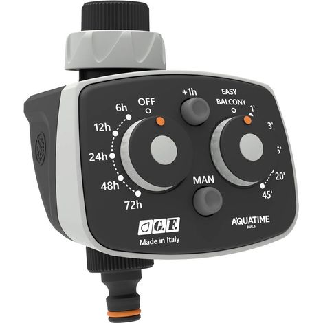 gf-garden Aquatime Due.5 programmatori di irrigazione nero (1/2)