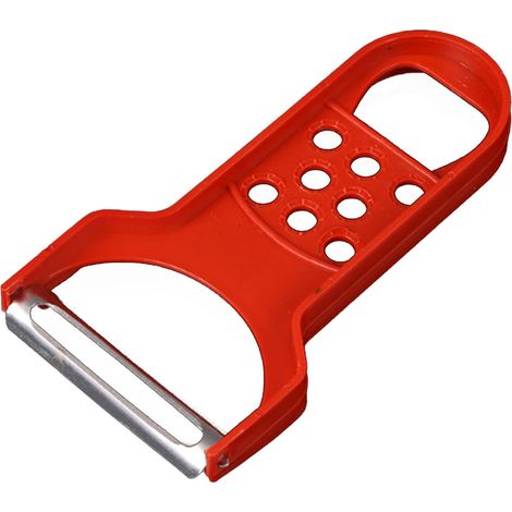 Pelapatate ergonomico da cucina con manico, universale, a forma di Y, in acciaio inox, per frutta, verdura e carote. (1/5)