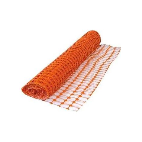 RETE PER DELIMITAZIONE CANTIERE ARANCIO Misura: mt  1,0 x 50