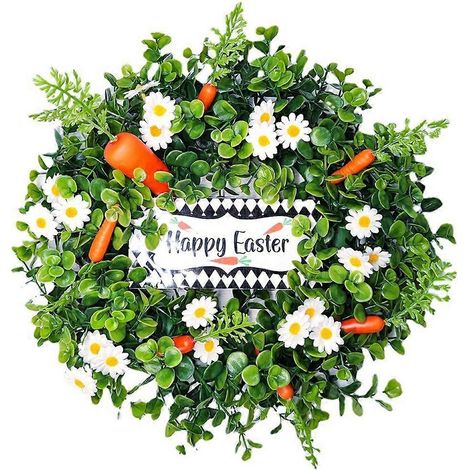 Osterkranz mit rotem Rettich und grünen Ranken – Cosplay-Anhänger – Exquisite Festtagsdekoration (1/5)