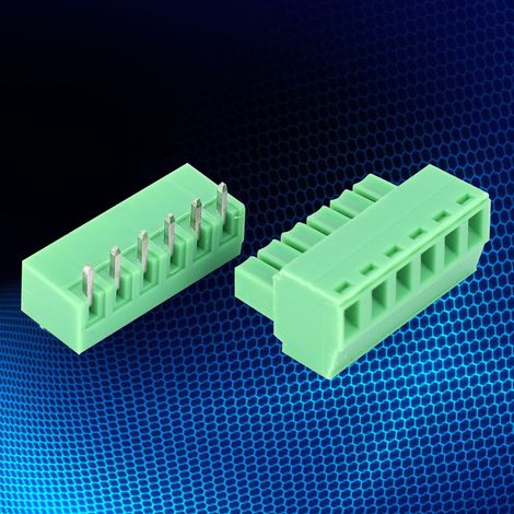 10 paires de bornes à vis à 6 pôles, 15EDG, pas de 3,81 mm, connecteurs enfichables (1/5)