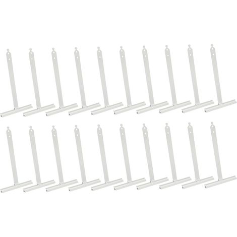20 Pièces Mini Ressorts de Suspension pour volet Roulant Fixation pour volet Roulant Ressorts de Suspension Pour Volet Roulant électrique et manuel(100x190mm,Blanc) (1/5)