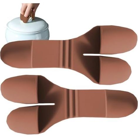 Manique de four en silicone, mini maniques de cuisine en silicone, protège-doigts résistant à la chaleur, petite manique de cuisine pour frire, cuisiner, pâtisser et barbecue (1/5)