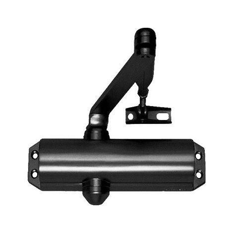 Cerradura de puerta MAB DC120 negro fuerza EN 2-4 RAL9005 – Para puertas estándar