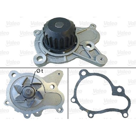 Pompe à eau, refroidissement du moteur Valeo 506814 HYUNDAI 2510025100