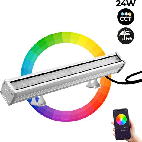 Bañador De Pared LED RGB+CCT 24W Control RF/WiFi  Mi Light