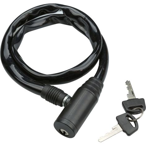 Antifurto a cavo per bici 0,6x60cm con serratura in lega di zinco (1/3)