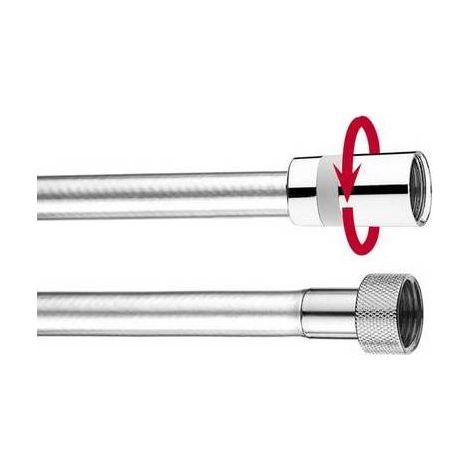 FLESSIBILE DOCCIA ANTITORSIONE CROMO LUX Misura: cm 150