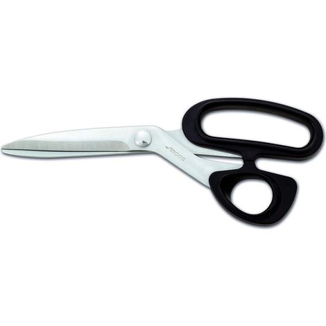 Ciseaux de Cuisine Gaucher - 1 Unité - Acier Inoxydable et Polypropylène - Coupe Précise 210 mm - Préparation Alimentaire - Noir (1/4)