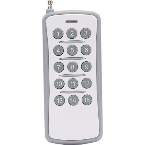 Universelle drahtlose ABS-Fernbedienung 433 MHz, 15-Tasten-Schalter für Türbeleuchtung (1/5)