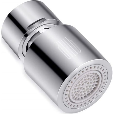 360° schwenkbarer Strahlregler für Wasserhähne, Wassersparfilter, schwenkbarer Küchenarmaturenkopf, verstellbarer Duschkopf mit 2 Modi, Filtersprüher für Küche und Bad (1/5)