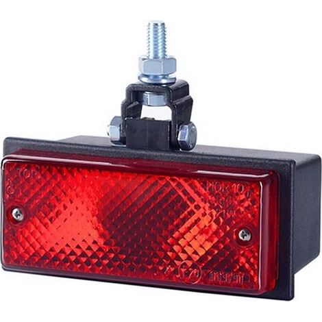 1 Feu arrière brouillard, Plastique ABS, 12V 24V, Universel Camion Remorque (1/2)