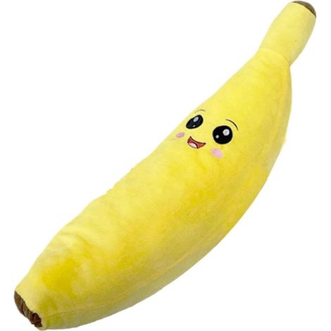 Jouet chien banane peluche couineur interactif petites tailles, jouet doux à mâcher, anti-ennui, compagnon de jeu pour chiot et petit chien (1/5)