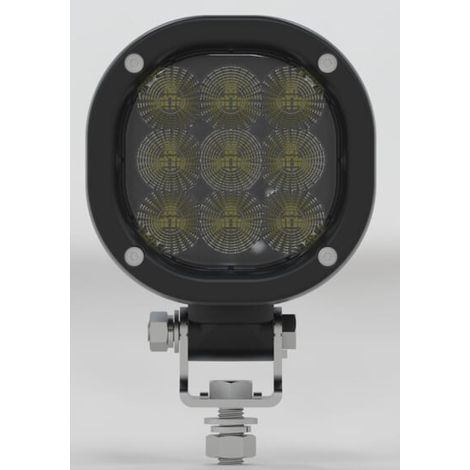 LED-Arbeitsleuchte für Valtra, Valmet, quadratisch, 54 W, 7200 lm, 10/30 V, diffuses Licht, 9 LEDs, Kramp LA10557 (1/3)