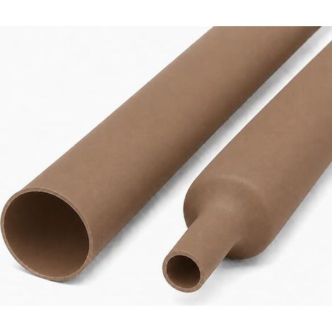 Tube Thermorétractable sans Colle diamèter 6,4mm 2:1 Brun