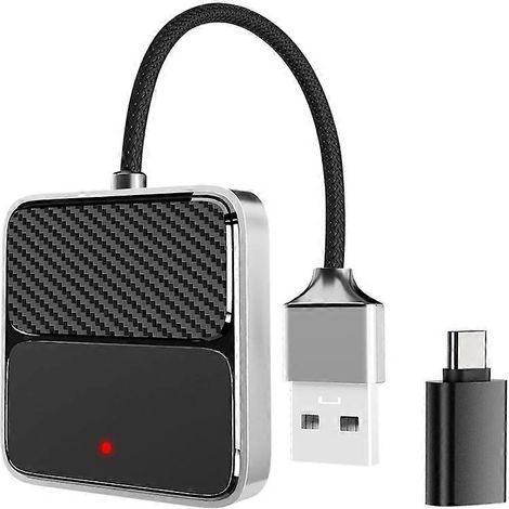 2-in-1 Wireless-CarPlay-Adapter für Android Auto, Smart AI Box, CarPlay WiFi und Bluetooth 5.2, Linux OS. Umwandlung von kabelgebundenem CarPlay in kabelloses CarPlay. (1/5)