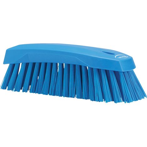 Vikan, Brosse de lavage, L, dur, lot de 15, bleu