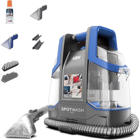 Vax SpotWash Duo smacchiatore per tappeti e tessuti con accessorio per animali domestici e strumenti per uso quotidiano. Lavapavimenti per pavimenti, divani, auto, scale. Pulitore domestico portatile (1/5)