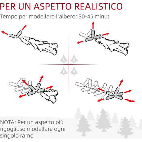 Sapin artificiel vert 210 cm, 687 ramures, modèle haut et fin, pied pliable pour Noël (1/5)