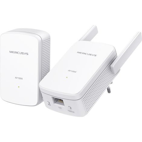 Mercusys MP510 KIT PowerLine Netzwerkadapter 1000 Mbit/s Ethernet/LAN WLAN Weiß (1/2)