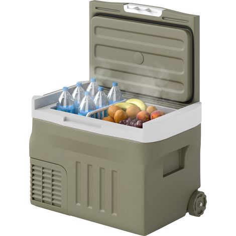 Réfrigérateur de voiture 12V/24V 30L -20℃ à +20℃ avec écran tactile LED 61x39x41.5 cm