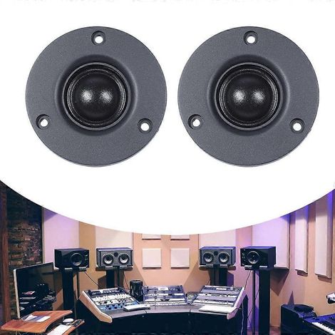 Haut-parleurs d'aimants à dôme de 74 mm (3 pouces), 30 W, tweeters pour une qualité sonore riche et détaillée. (1/4)