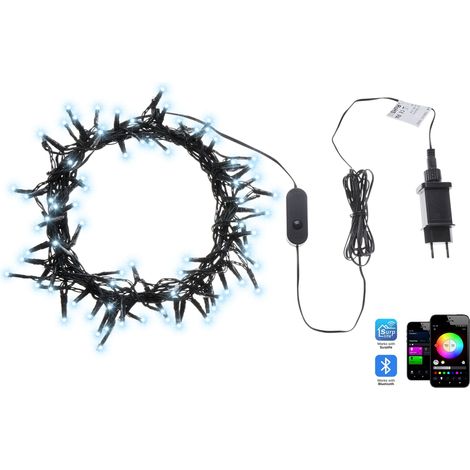 Lichterkette Smart LED mit App IGALIKU 13.5 m Bunt