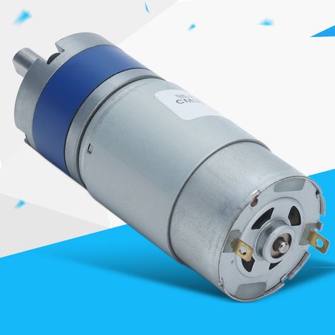 Moteur à réducteur planétaire, moteur à courant continu à balais de carbone, moteur pour robot et maison intelligente CM36-555, 24 V CC, 120 tr/min (1/5)