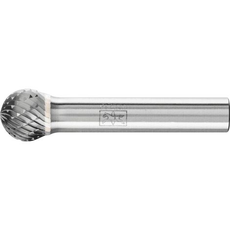 PFERD TOOLS Hartmetall Frässtift Kugel KUD Ø 12x10mm Schaft-Ø 8 mm Z3P universal mittel kreuzverzahnt (1/3)
