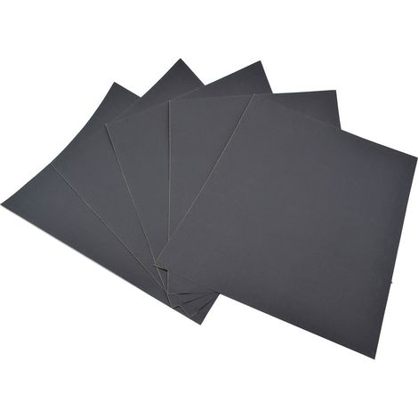 Lot de 5 feuilles de papier imperméable Grain 1000 230 x 280 mm (1/2)
