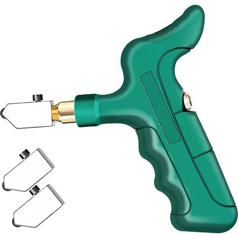 Coupe-carreaux céramique avec poignée plastique, tête carbure, ouvre-bouteille, coupe-verre, stylet traceur, kit de précision pour carrelage et vitrage (1/5)