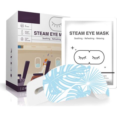Masque oculaire jetable à la lutéine, compresse chaude et vapeur, fabriqué en tissu non tissé (1/5)