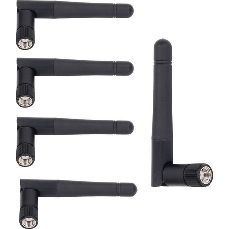 Antenne Externe WiFi 3DBI 2.4 GHz avec Connecteur SMA Femelle pour Caméra Surveillance Sans Fil (1/5)