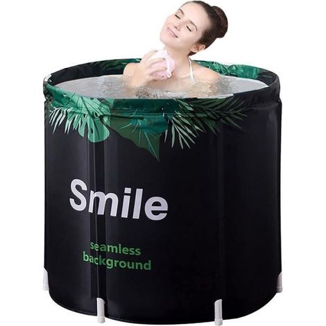 Baignoire Pliable - 65x70 cm - PVC 3 Couches - Isolée - Pour Adulte - 1 Pièce (1/4)