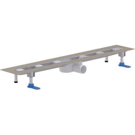 DALLMER caniveau de douche CeraLine Nano F 1100mm, DN 50 hauteur