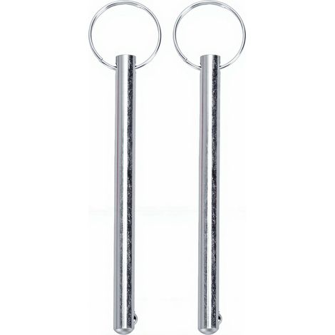Goupilles de pile de poids en acier inoxydable, 2 pièces, broches de sélection de remplacement pour équipement de musculation, Machine 3,54 pouces (1/5)